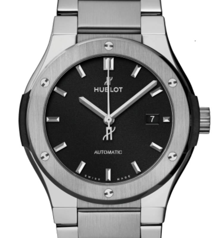 Hublot Classic Fusion 3-Hands Titanium Bracelet 42mm 548.NX.1170.NX - BRAND NEW