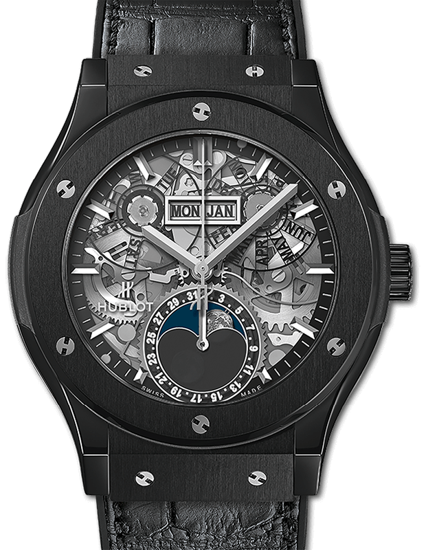 Hublot Classic Fusion Aerofusion Moonphase Black Magic 42mm 547.CX.0170.LR - BRAND NEW
