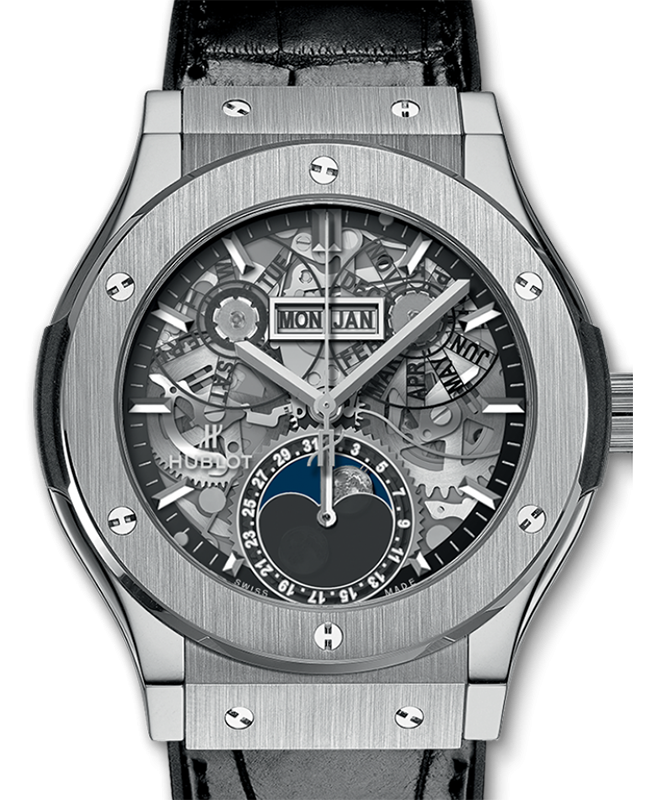 Hublot Classic Fusion Aerofusion Moonphase Titanium 42mm 547.NX.0170.LR - BRAND NEW