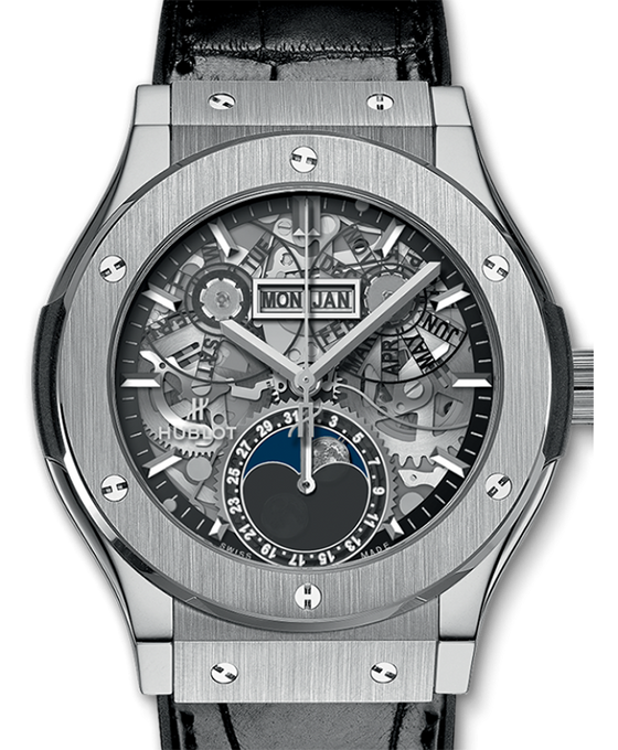 Hublot Classic Fusion Aerofusion Moonphase Titanium 42mm 547.NX.0170.LR - BRAND NEW