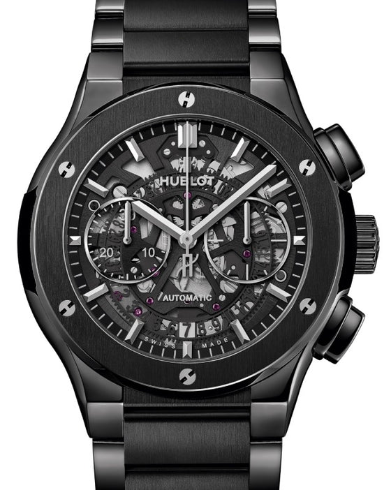 Hublot Classic Fusion Chronograph Aerofusion Black Magic Ceramic 45mm 528.CM.0170.CM - BRAND NEW
