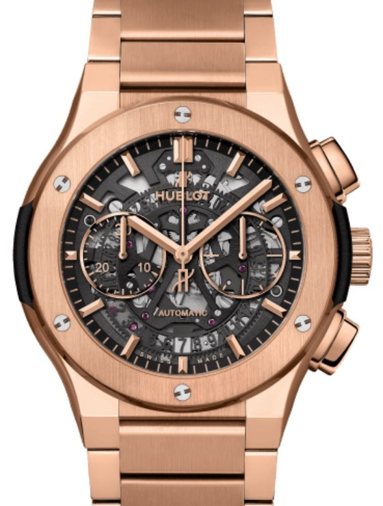Hublot Classic Fusion Chronograph Aerofusion King Gold Bracelet 45mm 528.OX.0180.OX - BRAND NEW