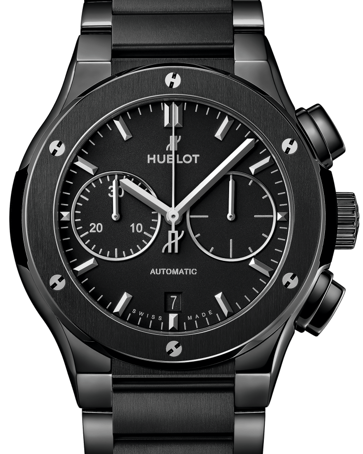 Hublot Classic Fusion Chronograph Black Magic Bracelet 45mm 520.CM.1170.CM - BRAND NEW