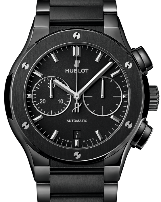 Hublot Classic Fusion Chronograph Black Magic Bracelet 45mm 520.CM.1170.CM - BRAND NEW