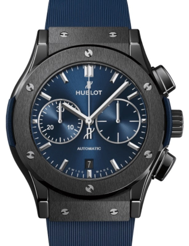 Hublot Classic Fusion Ceramic Blue Chronograph 45 mm 521.CM.7170.RX - BRAND NEW