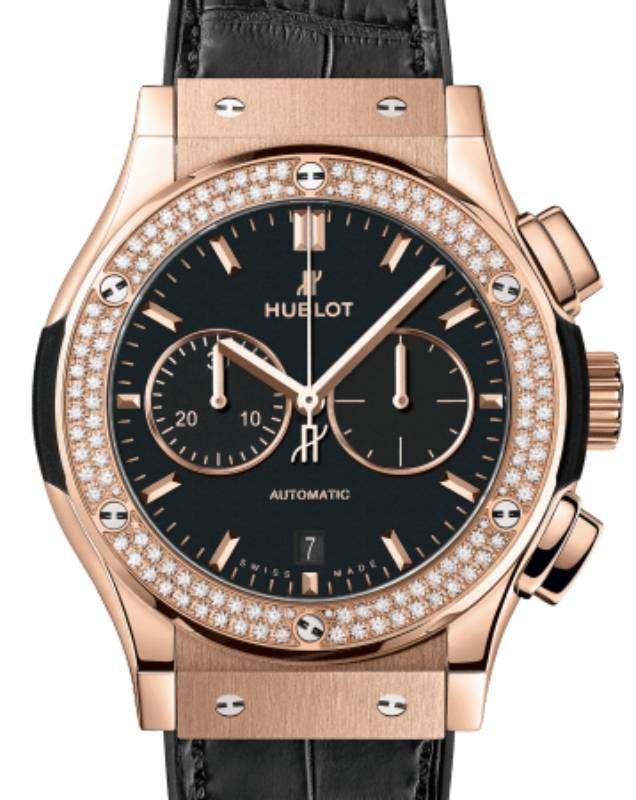 Hublot Classic Fusion Chronograph King Gold Diamonds 42mm 541.OX.1181.LR.1104 - BRAND NEW
