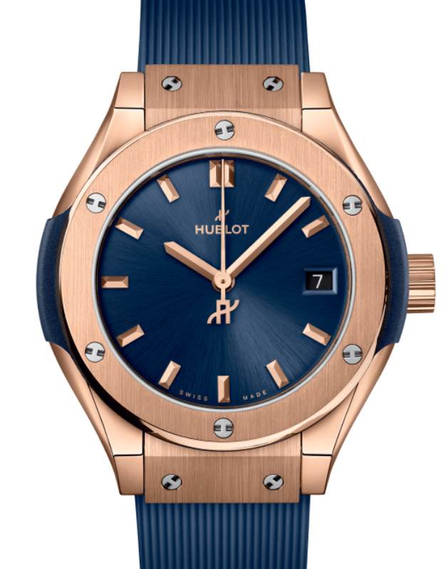 Hublot Classic Fusion King Gold Blue 29mm 591.OX.7180.RX