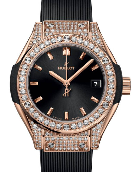 Hublot Classic Fusion King Gold Pave 29mm 591.OX.1480.RX.1604