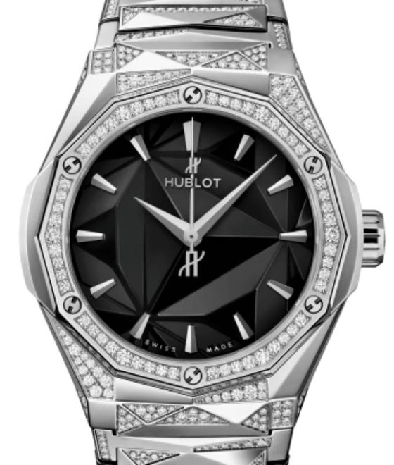 Hublot Classic Fusion Orlinski Bracelet Titanium Alternative Pave 40mm 550.NS.1800.NS.3804.ORL22 - BRAND NEW