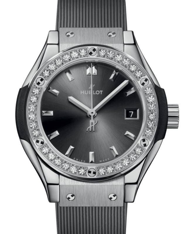 Hublot Classic Fusion Racing Grey Titanium Diamonds 29mm 591.NX.7070.RX.1204