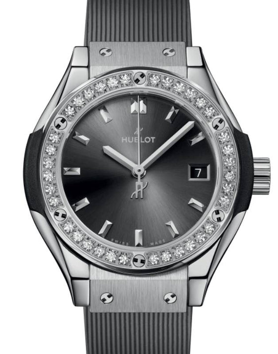 Hublot Classic Fusion Racing Grey Titanium Diamonds 29mm 591.NX.7070.RX.1204