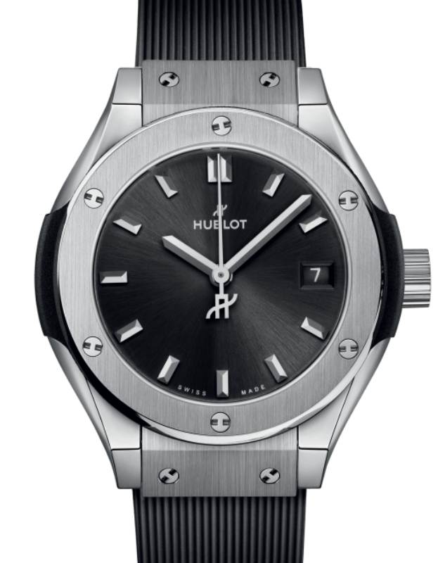 Hublot Classic Fusion Titanium Black Dial 29mm 591.NX.1470.RX