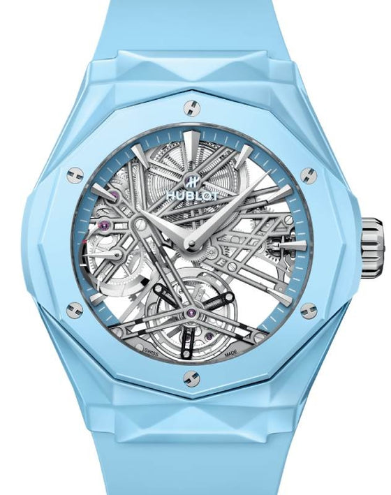 Hublot Classic Fusion Tourbillon Orlinski Sky Blue Ceramic 45mm 505.ES.5129.RX.ORL24 - BRAND NEW