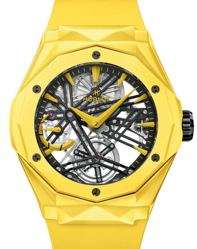 Hublot Classic Fusion Tourbillon Orlinski Yellow Magic 45mm 505.CY.119Y.RX.ORL24 - BRAND NEW