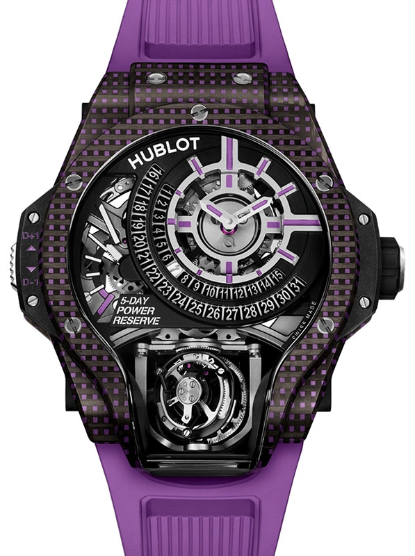 Hublot MP-09 Tourbillion Bi-Axis Purple 3D Carbon 49mm 909.QDV.1120.RX - BRAND NEW