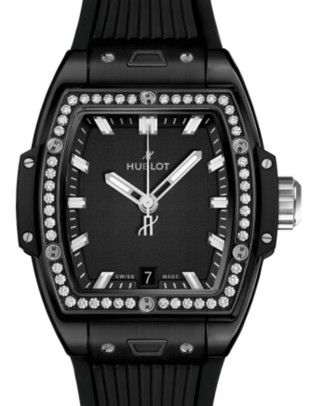 Hublot Shaped Spirit of Big Bang 3-Hands Black Magic Diamonds 39mm 662.CX.1170.RX.1204 - BRAND NEW