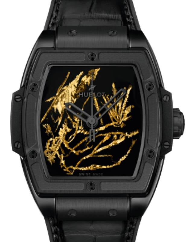 Hublot Shaped Spirit of Big Bang 3-Hands Gold Crystal 39mm 665.CX.0660.LR - BRAND NEW