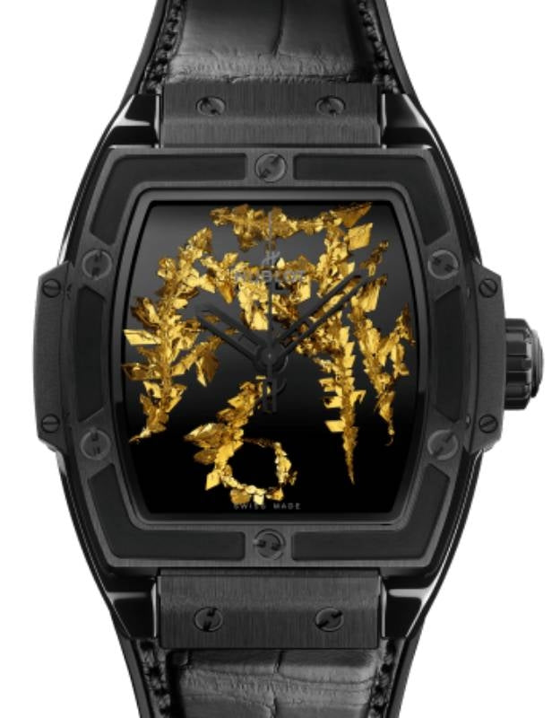 Hublot Shaped Spirit of Big Bang 3-Hands Gold Crystal Ceramic 42mm 643.CX.0660.LR - BRAND NEW