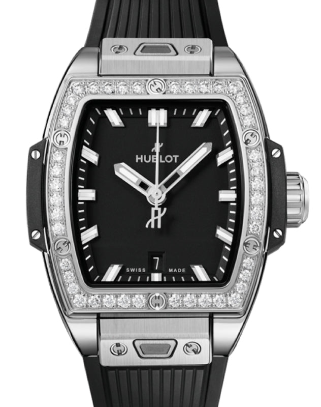 Hublot Shaped Spirit of Big Bang 3-Hands Steel Diamonds 32mm 682.SX.1170.RX.1204 - BRAND NEW