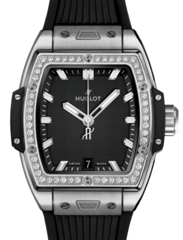 Hublot Shaped Spirit of Big Bang 3-Hands Titanium Diamonds 39mm 662.NX.1170.RX.1204 - BRAND NEW
