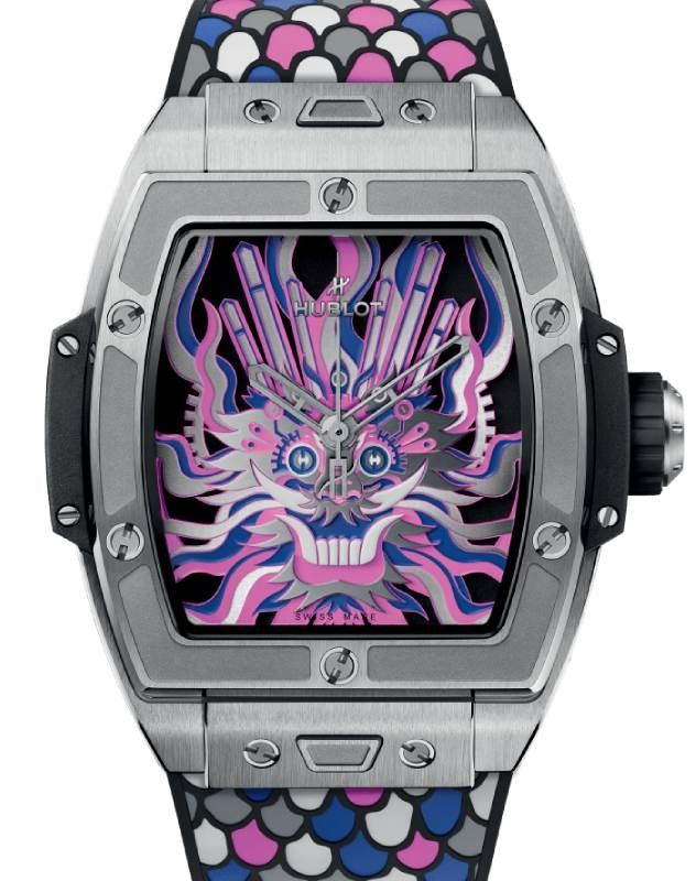 Hublot Shaped Spirit of Big Bang 3-Hands Titanium Dragon 42mm 646.NX.6600.RX.CHF24 - BRAND NEW