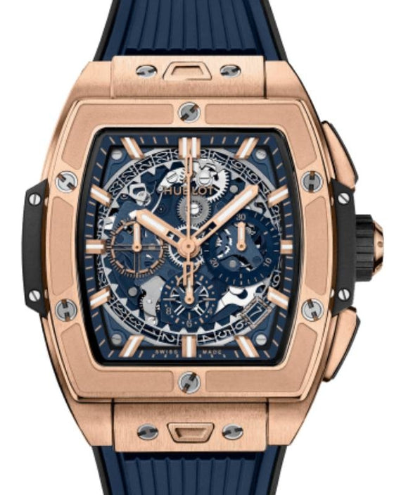 Hublot Shaped Spirit of Big Bang King Gold Blue 42mm 642.OX.7180.RX