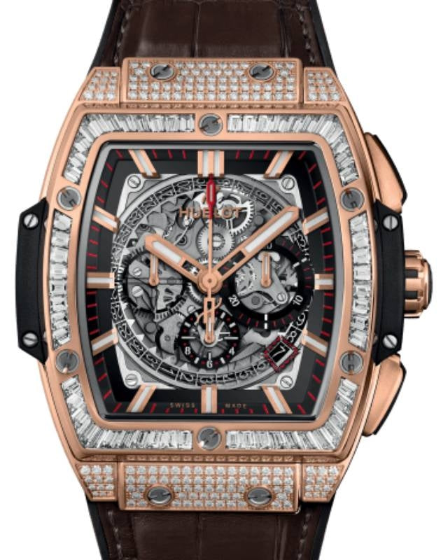 Hublot Shaped Spirit of Big Bang Chronograph King Gold Jewellery 45mm Sapphire Dial 601.OX.0183.LR.0904