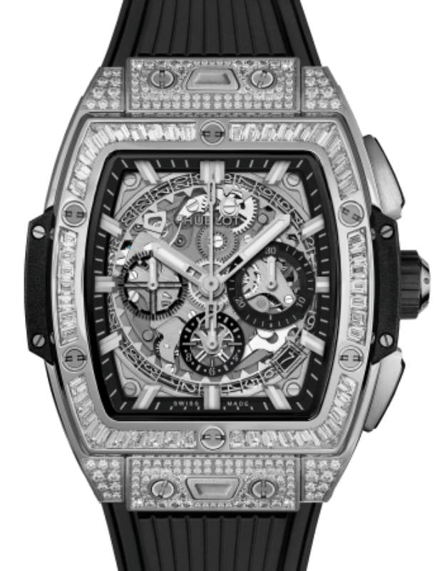 Hublot Shaped Spirit of Big Bang Chronograph Titanium Jewellery 42mm 642.NX.0170.RX.0904 - BRAND NEW