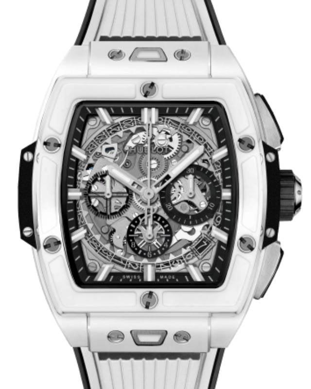 Hublot Shaped Spirit of Big Bang Chronograph White Ceramic 42mm 642.HX.0170.RX - BRAND NEW