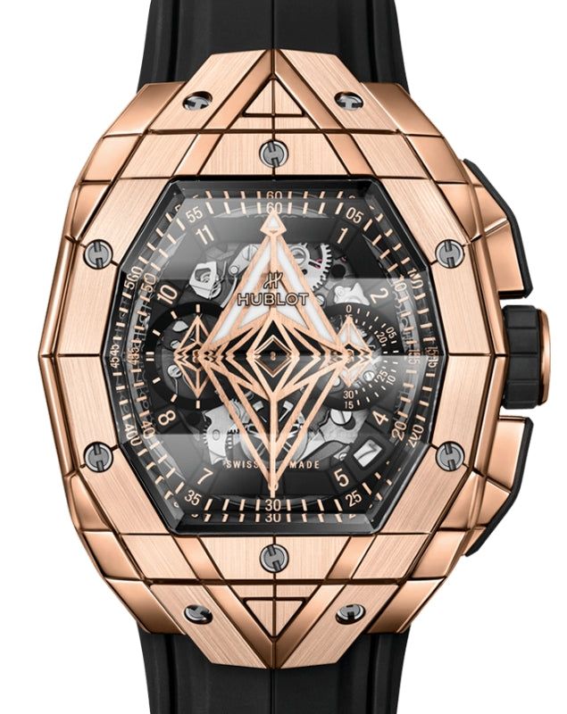 Hublot Shaped Spirit of Big Bang Partnerships Sang Bleu King Gold 648.OX.0108.RX.MXM23 - BRAND NEW