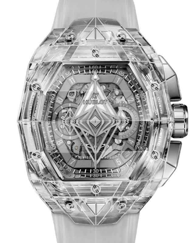 Hublot Shaped Spirit of Big Bang Partnerships Sang Bleu Sapphire White 648.JX.0102.RT.MXM24