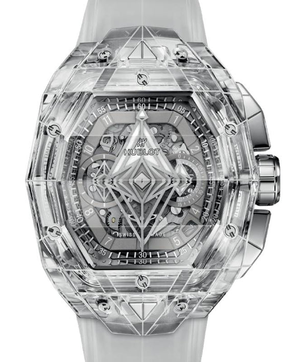 Hublot Shaped Spirit of Big Bang Partnerships Sang Bleu Sapphire White 648.JX.0102.RT.MXM24