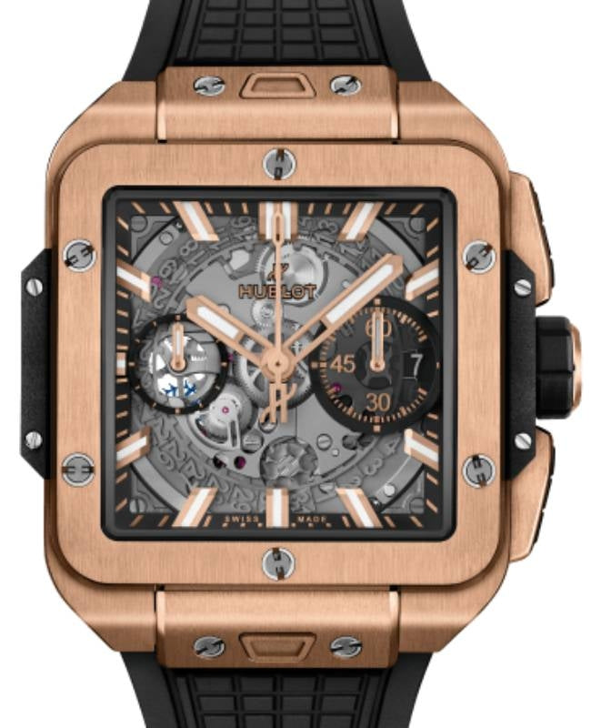 Hublot Shaped Square Bang Unico King Gold 42 mm 821.OX.0180.RX