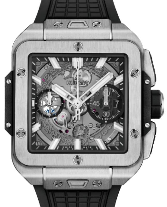 Hublot Shaped Square Bang Unico Titanium 42 mm 821.NX.0170.RX - BRAND NEW
