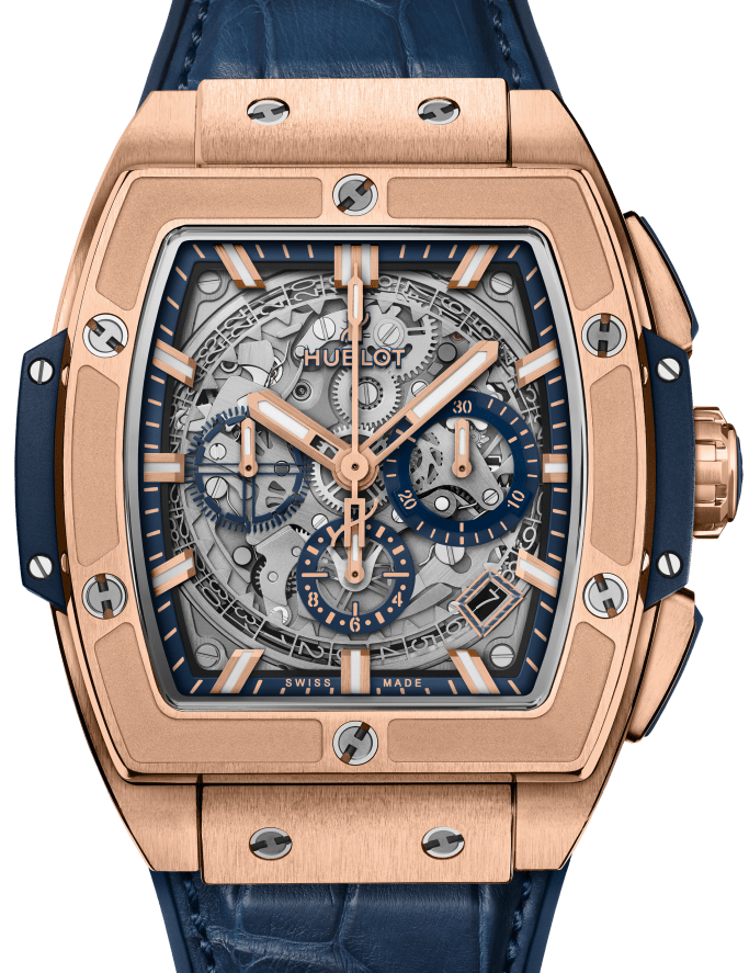Hublot Shaped Spirit of Big Bang King Gold Blue 42mm 641.OX.7180.LR - BRAND NEW
