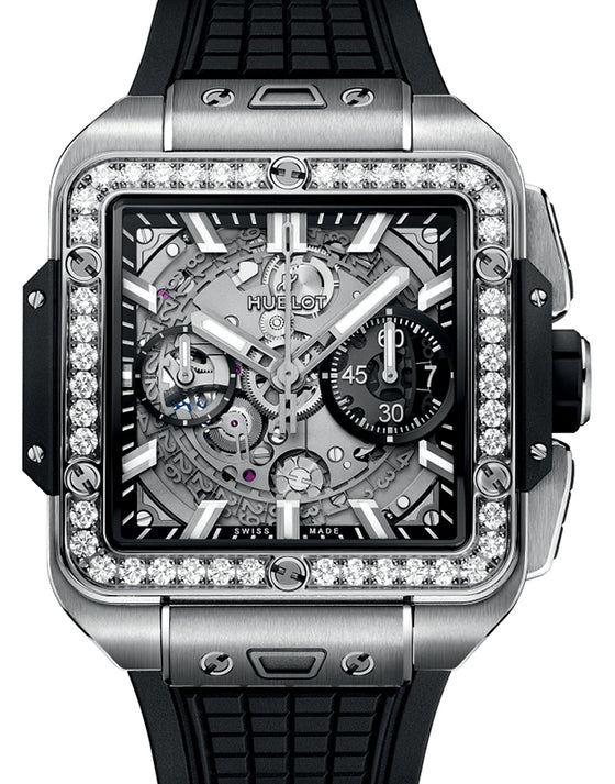 Hublot Square Bang Unico Titanium Diamonds 42MM 821.NX.0170.RX.1204