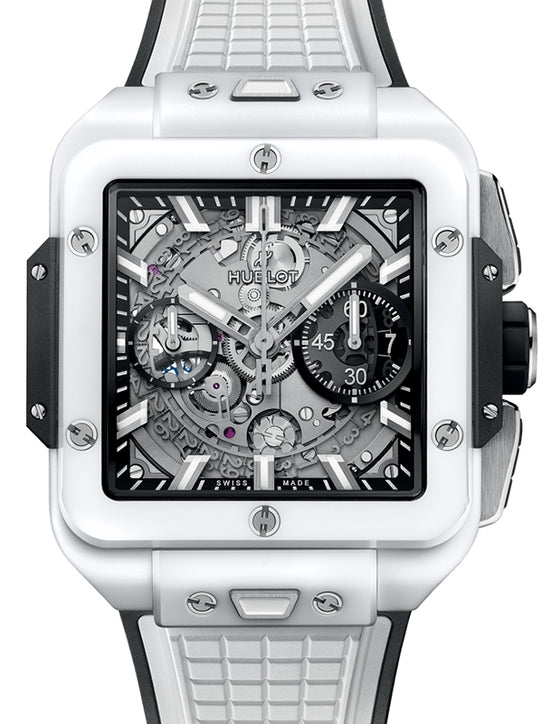 Hublot Square Bang Unico White Ceramic 42mm 821.HX.0170.RX