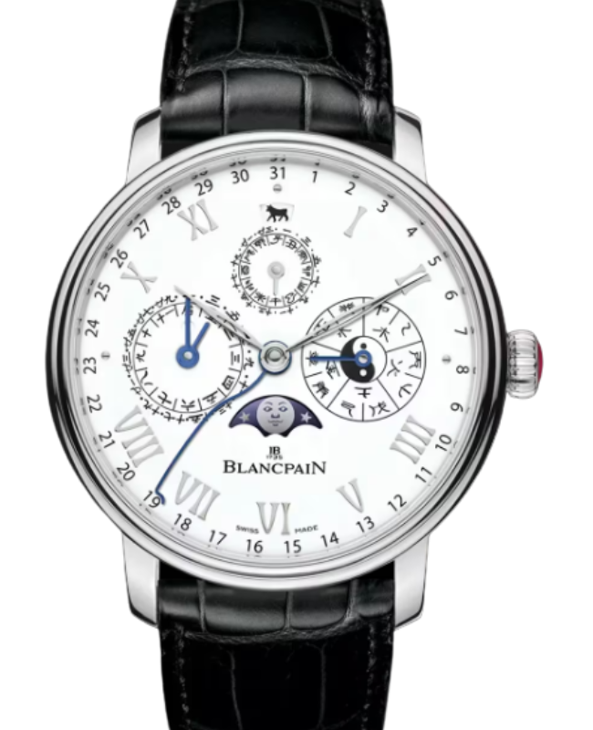 Blancpain Villeret Calendrier Chinois Traditionnel Platinum 45.2mm White Dial 0888I 3431 55B - BRAND NEW