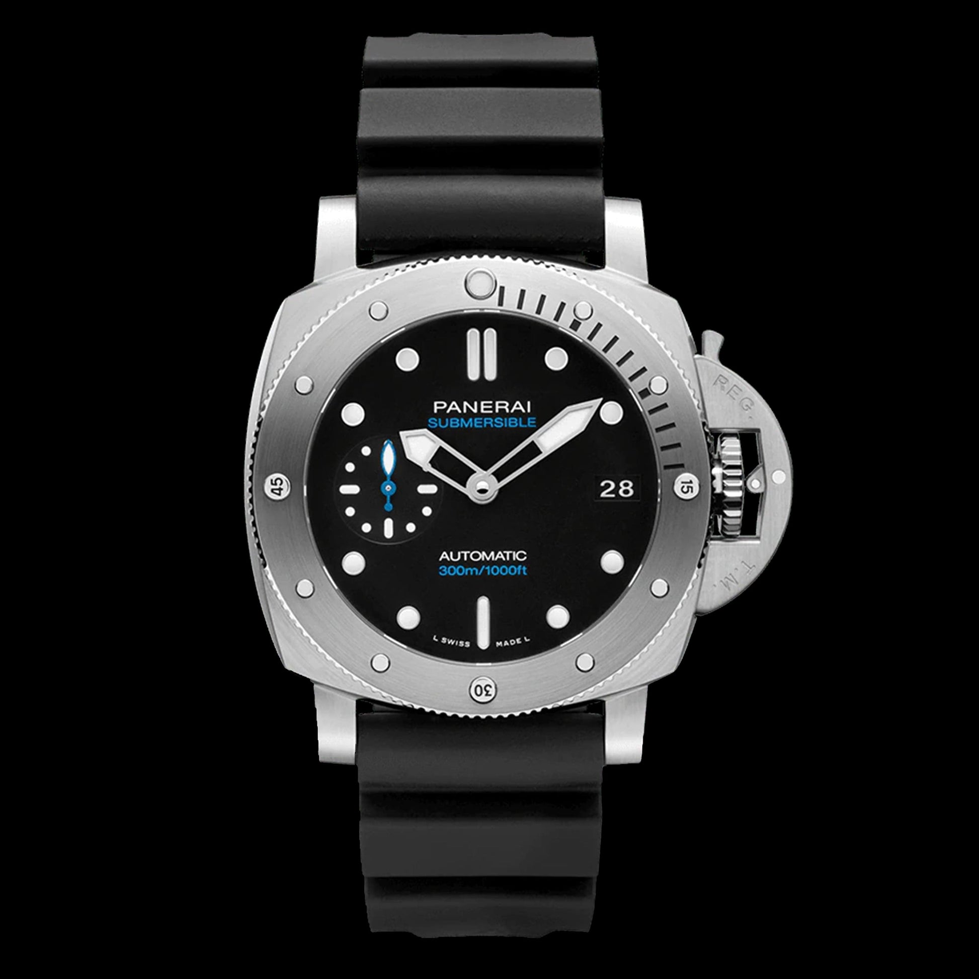 Panerai Submersible Stainless Steel 42mm Black Dial PAM02973 - BRAND NEW