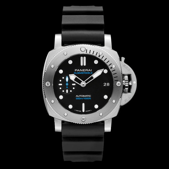 Panerai Submersible Stainless Steel 42mm Black Dial PAM02973 - BRAND NEW