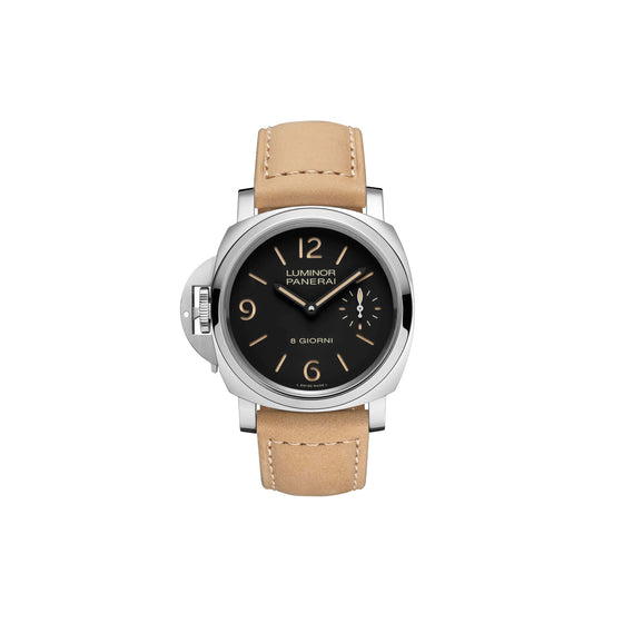 Panerai Luminor Destro Otto Giorni 44mm Black Dial PAM01655