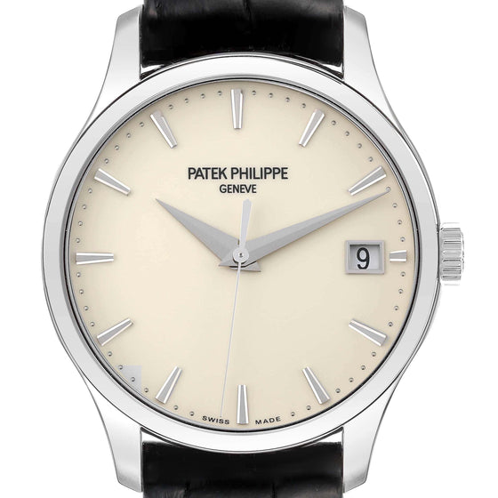 Patek Philippe Calatrava 39 mm 5227G-001 White Gold Ivory / Cream