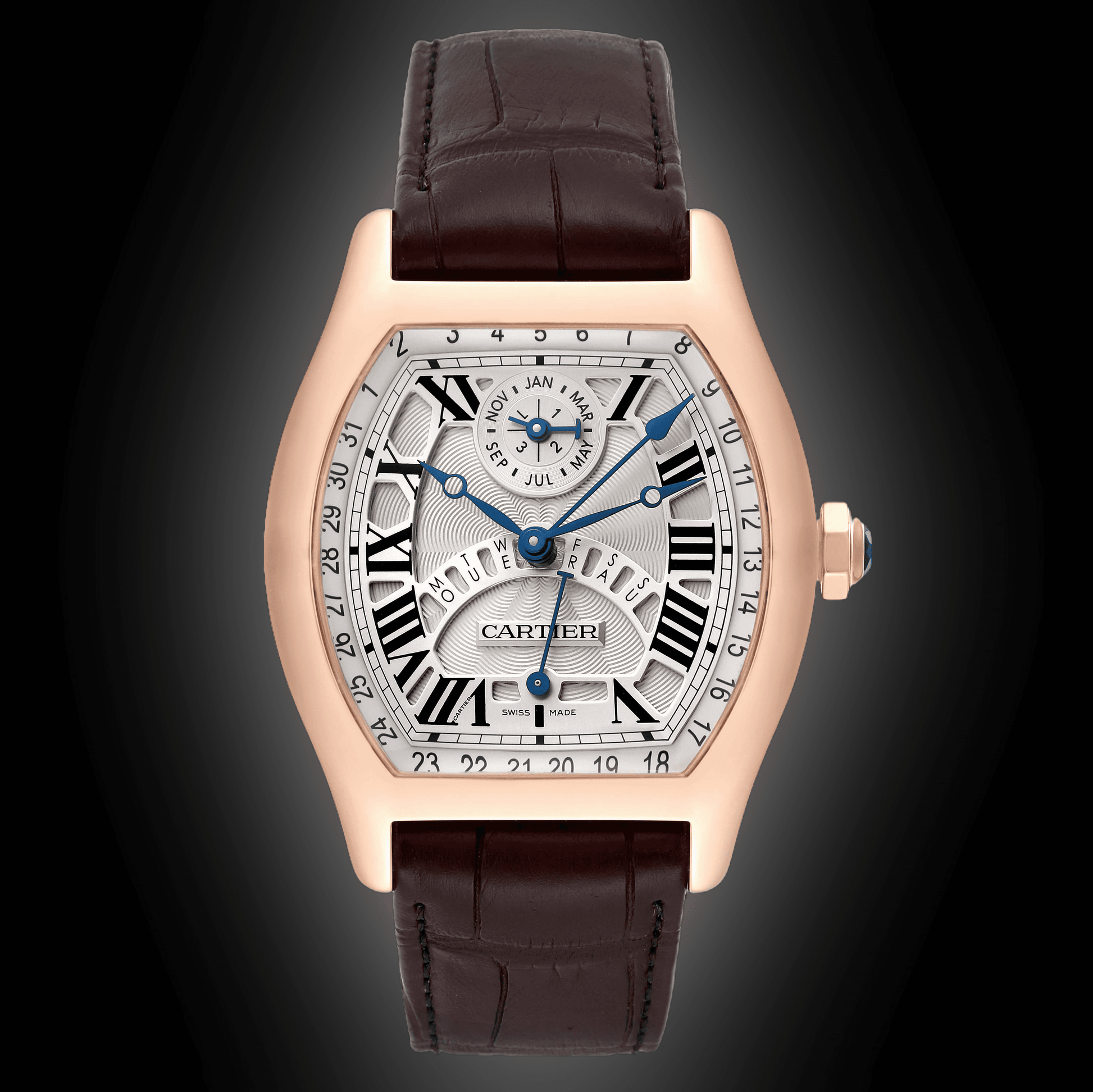 CARTIER W1580049 TORTUE 18K PINK GOLD BRAND NEW