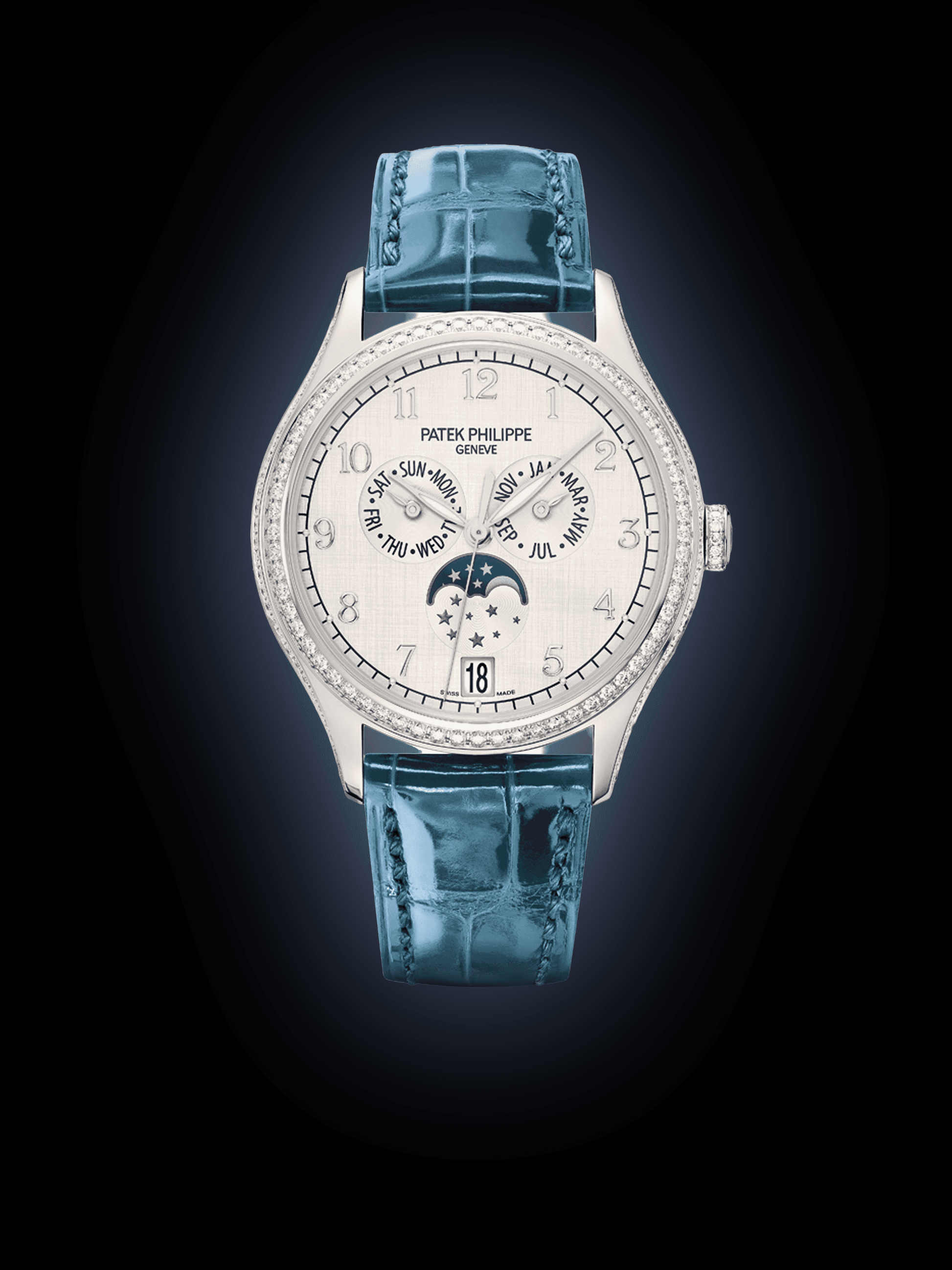 Patek Philippe Complications 38 mm 4947G-010 White Gold Silver