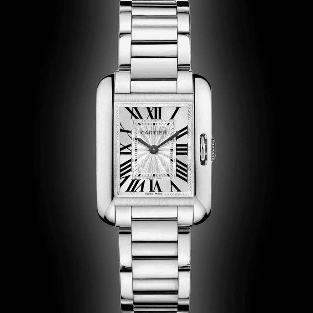 CARTIER W5310022 TANK ANGLAISE STEEL BRAND NEW