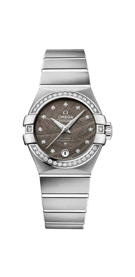 Omega Constellation Co-Axial Automatic 123.10.38.21.06.001 38mm Dark Grey Index Stainless Steel - BRAND NEW