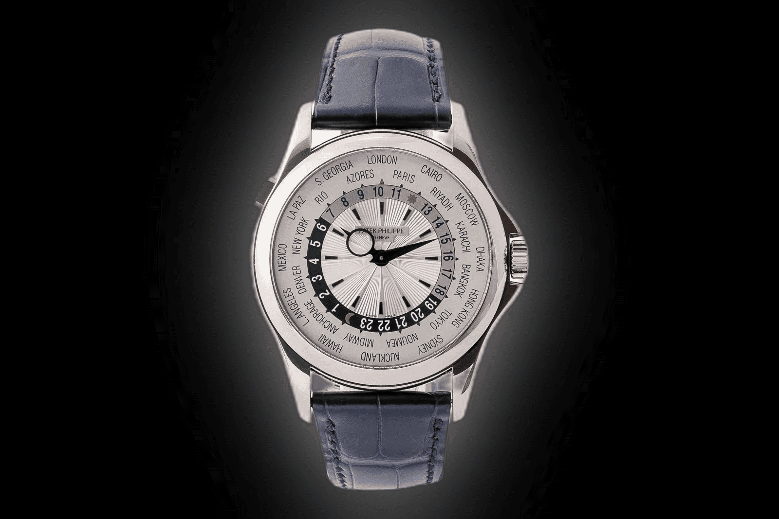 Patek Philippe Complications 39.5 mm 5130/1G-011 White Gold Silver