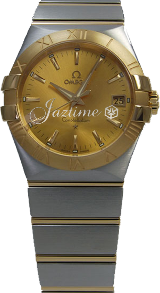 OMEGA 123.20.35.60.08.001 CONSTELLATION QUARTZ 35mm STEEL AND YELLOW GOLD - BRAND NEW