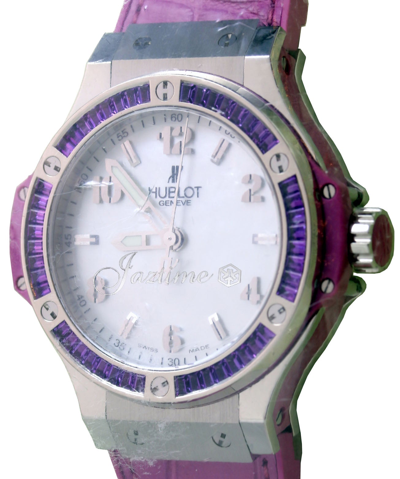 Hublot Big Bang Tutti Frutti 361.SV.6010.LR.1905 Ladies Mother Of Pearl Dial Amethyst Bezel BRAND NEW