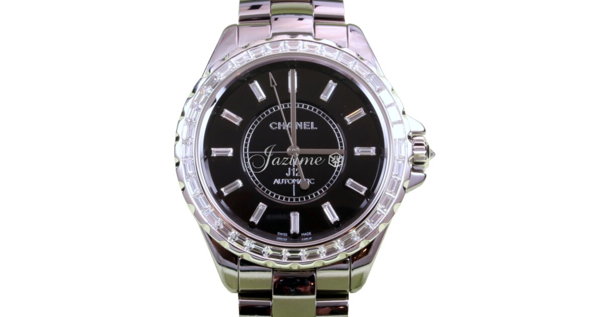 Chanel J12 H3155 Gray Titanium Ceramic Diamond 41mm Automatic - BRAND NEW